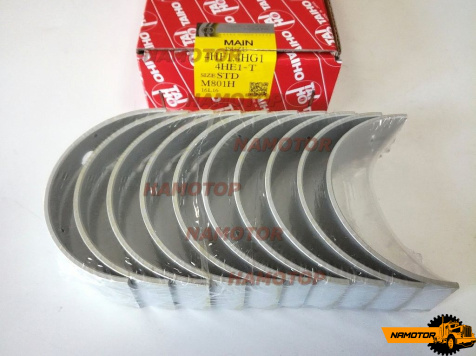 Вкладыши коренные 4HF1, 4HG1, 4HE1, 4HK1. M801H, MS-1631GP, 8-97045-915-0, 8-97045-916-0, 8-97045-917-0 (SIZE STD) TAIHO